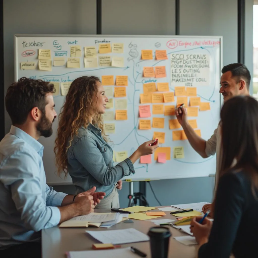 Sesión de trabajo colaborativo